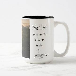 Stay+Wild+Forest+Coffee+Mug+|+Scenic+Nature+Landsc ツートーンマグカップ