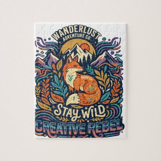 Stay Wild – Free Spirit for Adventurous Souls ジグソーパズル (縦)