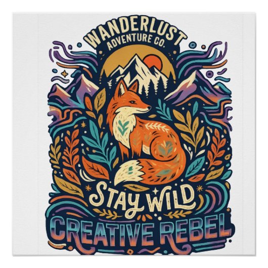 Stay Wild – Free Spirit for Adventurous Souls ポスター (正面)