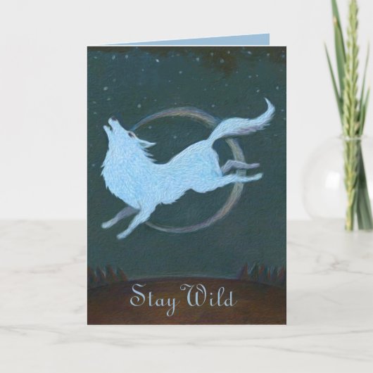 Stay Wild Greeting Card カード (正面)