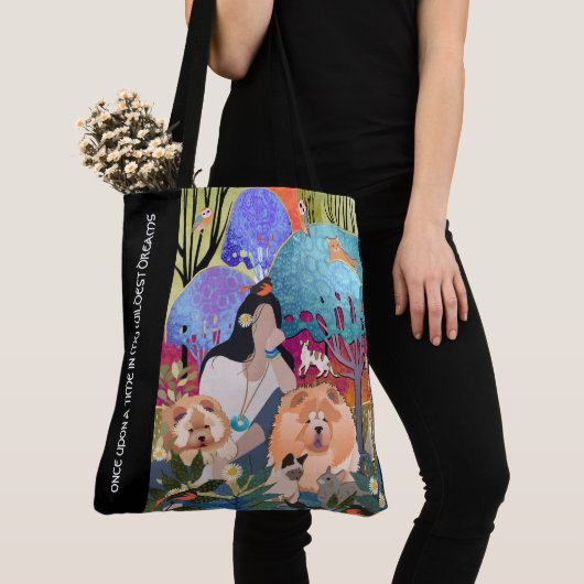 STAY WILD GYPSY CHILD - CHOW tote/crossbodyバッグ トートバッグ (クローズアップ)