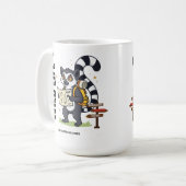 Stay Wild Lemur Life - Madagascar Vibes Cute lemur コーヒーマグカップ (正面左)