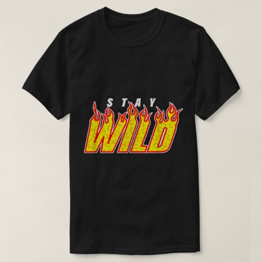 Stay Wild Merch Ben Azelart Red  Tシャツ (デザイン正面)