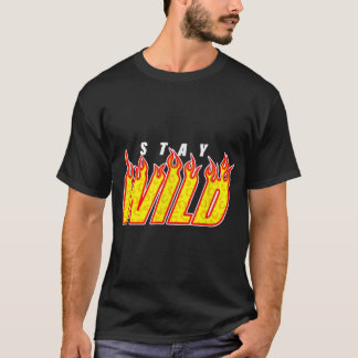 Stay Wild Merch Ben Azelart Red Tシャツ