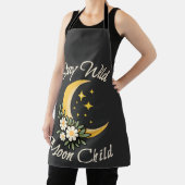 Stay Wild Moon Child | Boho Crescent Moon with Dai エプロン (インサイチュ)