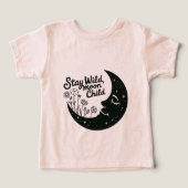 Stay Wild Moon Child Kids T-Shirt (デザイン正面)
