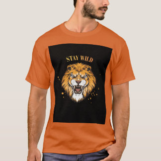 Stay wild quote t shirt  tシャツ