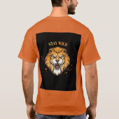 Stay wild quote t shirt  tシャツ (裏面)