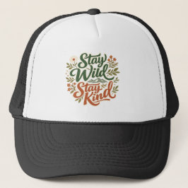 Stay Wild Stay Kind Nature Lover Hat キャップ