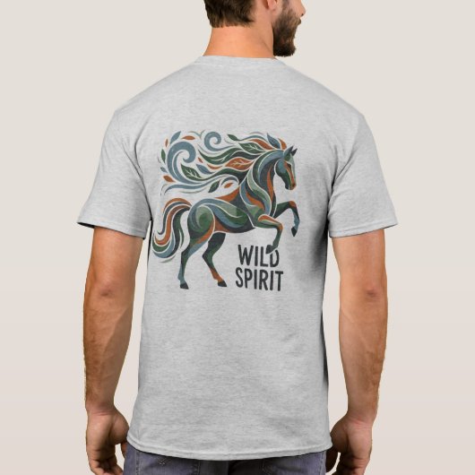 stay wild tシャツ (裏面)