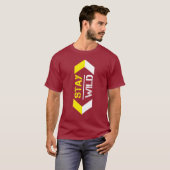 Stay Wild T-Shirt - Adventure インスパイア Graphic Te Tシャツ (正面フル)