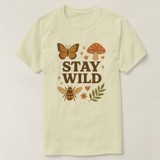 STAY WILD T-Shirt Tシャツ (デザイン正面)