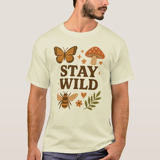 STAY WILD T-Shirt Tシャツ (正面)