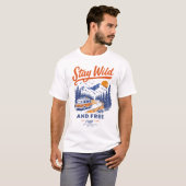 Stay Wild Vanlife Tシャツ (正面フル)