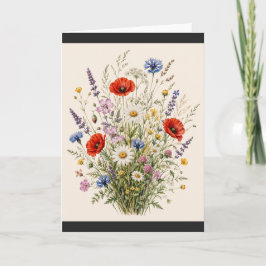 Stay Wild | Vintage Wild Herbs Botanical Design カード