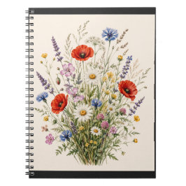 Stay Wild | Vintage Wild Herbs Botanical Design ノートブック