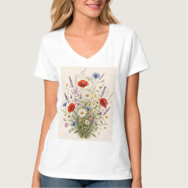 Stay Wild | Vintage Wild Herbs Botanical Design Tシャツ