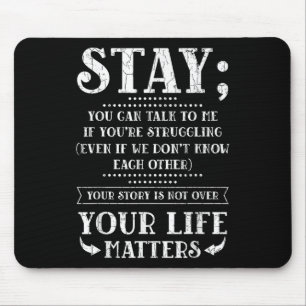Stay Your Life S自殺防止認識度Garp マウスパッド