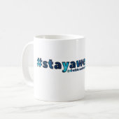 #stayawesomeマグ コーヒーマグカップ (正面左)