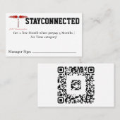 STAYCONNECTED クーポン 名刺 (正面/裏面)