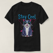 StayCoolCatTshirtDesign-CoolCatTeeGraphicforCasual Tシャツ (デザイン正面)