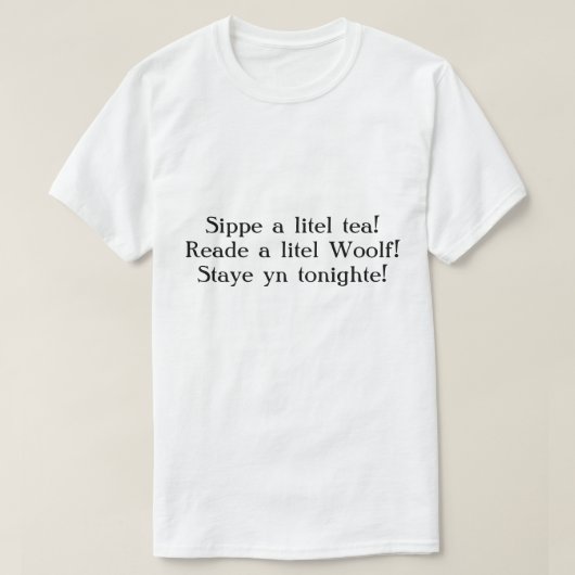 Stayeのynのtonighte! Tシャツ (デザイン正面)