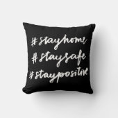 #stayhome #staysafe #staypositive クッション (正面)
