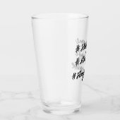 #stayhome #staysafe #staypositive タンブラーグラス (右)