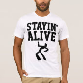 STAYIN' ALIVE、ヴィンテージ1970s Tシャツ (正面)