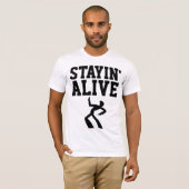 STAYIN' ALIVE、ヴィンテージ1970s Tシャツ (正面フル)