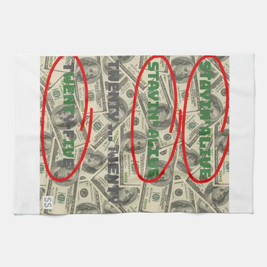 Stayin' Alive/2025 キッチンタオル (横)