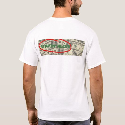 Stayin' Alive/2025 Tシャツ (裏面)