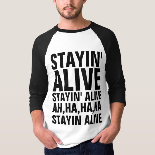 STAYIN'ALIVE DISCO DANCE 70のTシャツ Tシャツ (正面)