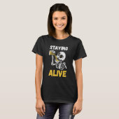 Staying Alive Halloween Costume Beer ALl Saint's E Tシャツ (正面フル)