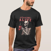Staying Alive  Tシャツ (正面)