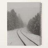 Staying on Track パーソナライズされた Train Tracks写真 プランナー手帳 (裏面)
