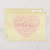 StAylorによるマザー・ハート・アウトラインの定義 ポストカード (正面/裏面)