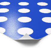 Staylorによ王室のる青の組み合わせ水玉模様 フォトプリント (角)