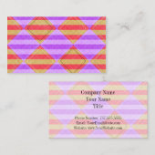 STaylorのストライプダイヤモンド、斑点のあるパターン 名刺 (正面/裏面)
