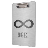 STaylor著フェイクな金属の質の無限記号 クリップボード (左)