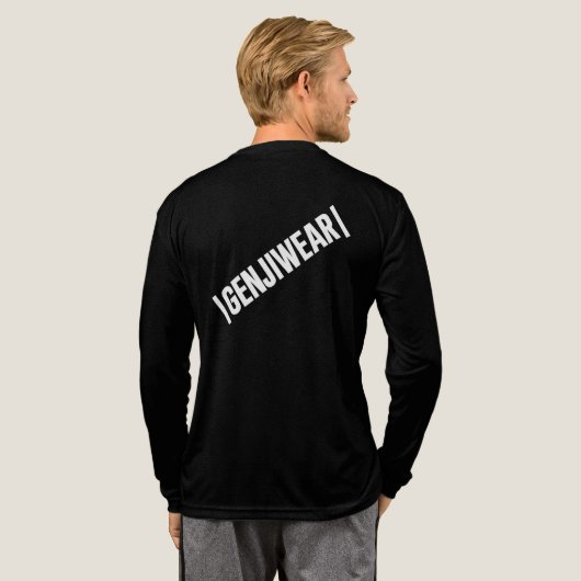 STAYREAL – ミニマルはっきりしたリストStreetwearステートメントTe トライブレンドTシャツ (背面全体)