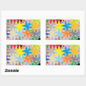 STBXノビノスターリザーズダンス 長方形シール (シート)