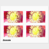 STBXフローラギフト、あいさつ、クラフト用の装飾 長方形シール (シート)