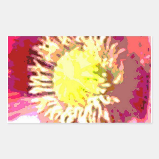 STBXフローラギフト、あいさつ、クラフト用の装飾 長方形シール (正面)