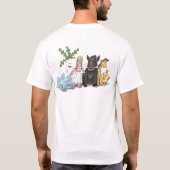 STC: その猫の白のワイシャツを強奪して下さい Tシャツ (裏面)