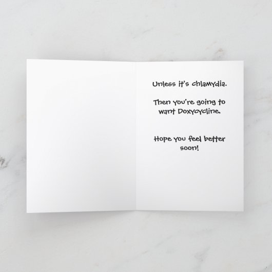 STD #2 Get Well Card NCA-1 カード (内部)