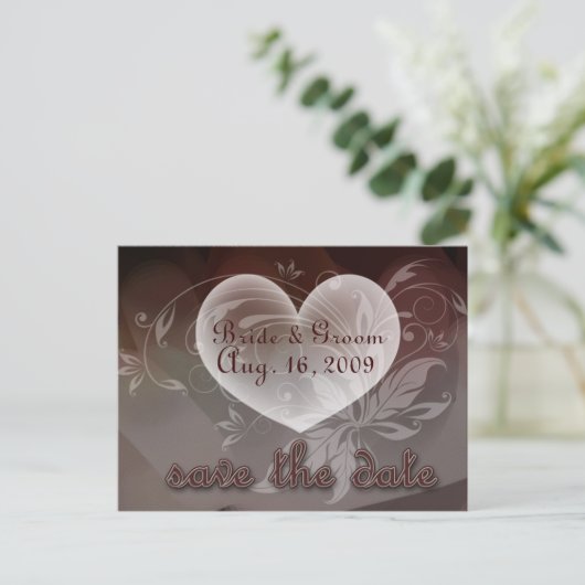 STD_heartswirl ポストカード (スタンド正面)