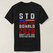 STD Stop the Donald Funny Anti Trump 86 45 2020 Pu Tシャツ (デザイン正面)