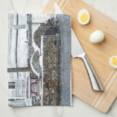 Steでアヒルの池。マリー・デュラック キッチンタオル (四つ折り)