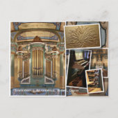 Ste Famille教会、BouchervilleのQuébecのモンタージュ ポストカード (正面)